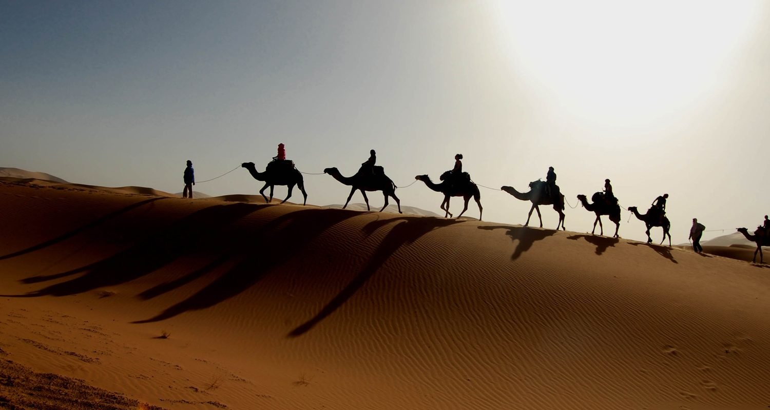 camel trek from marrakech to zagora